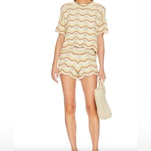 L Space Make Waves Shorts in Sano Stripe, Size S